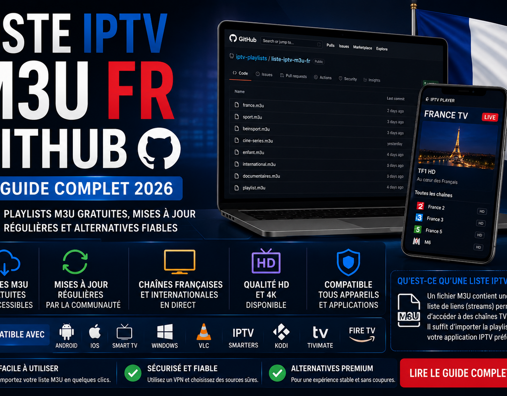 IPTV M3U FR GitHub