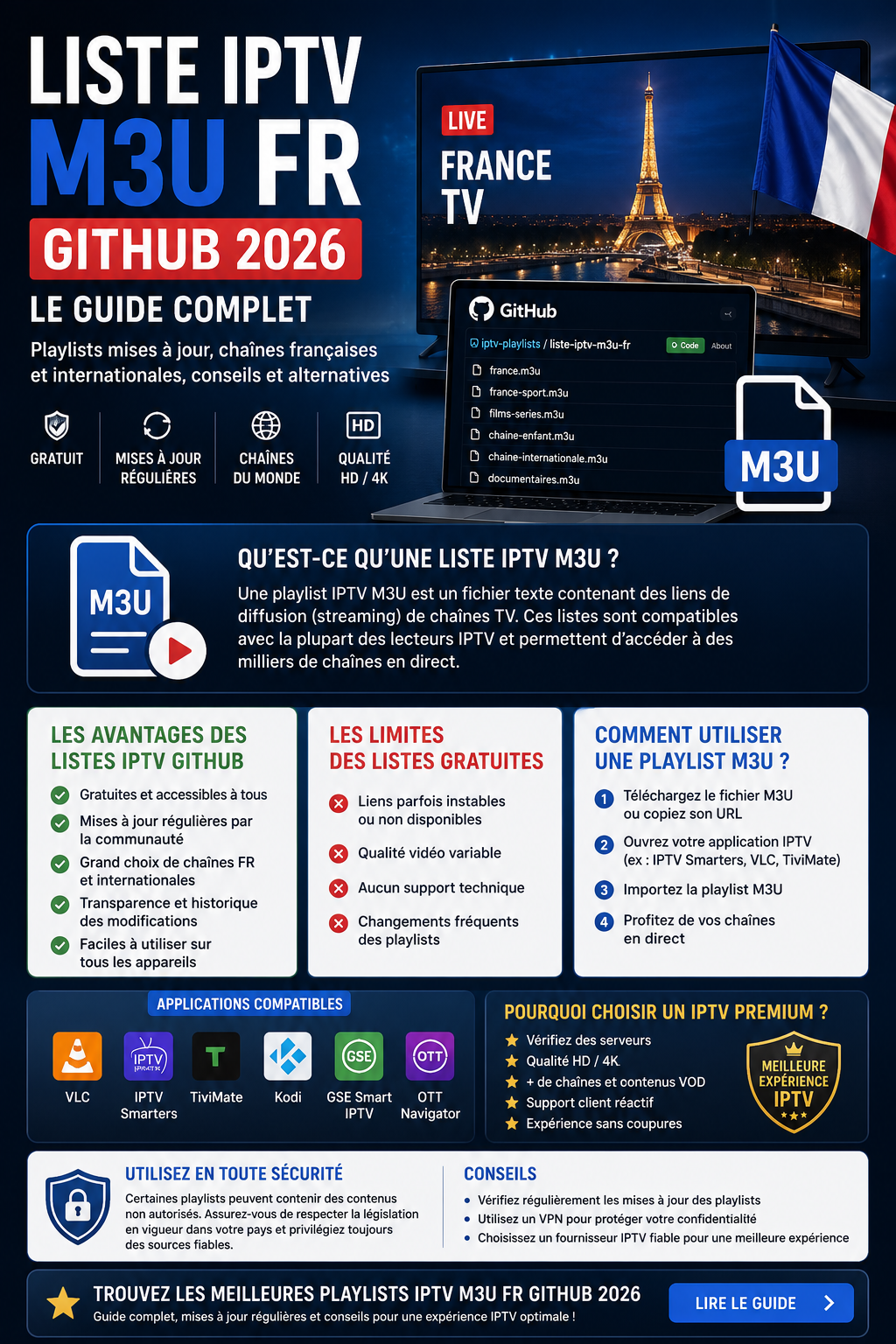IPTV M3U FR GitHub,