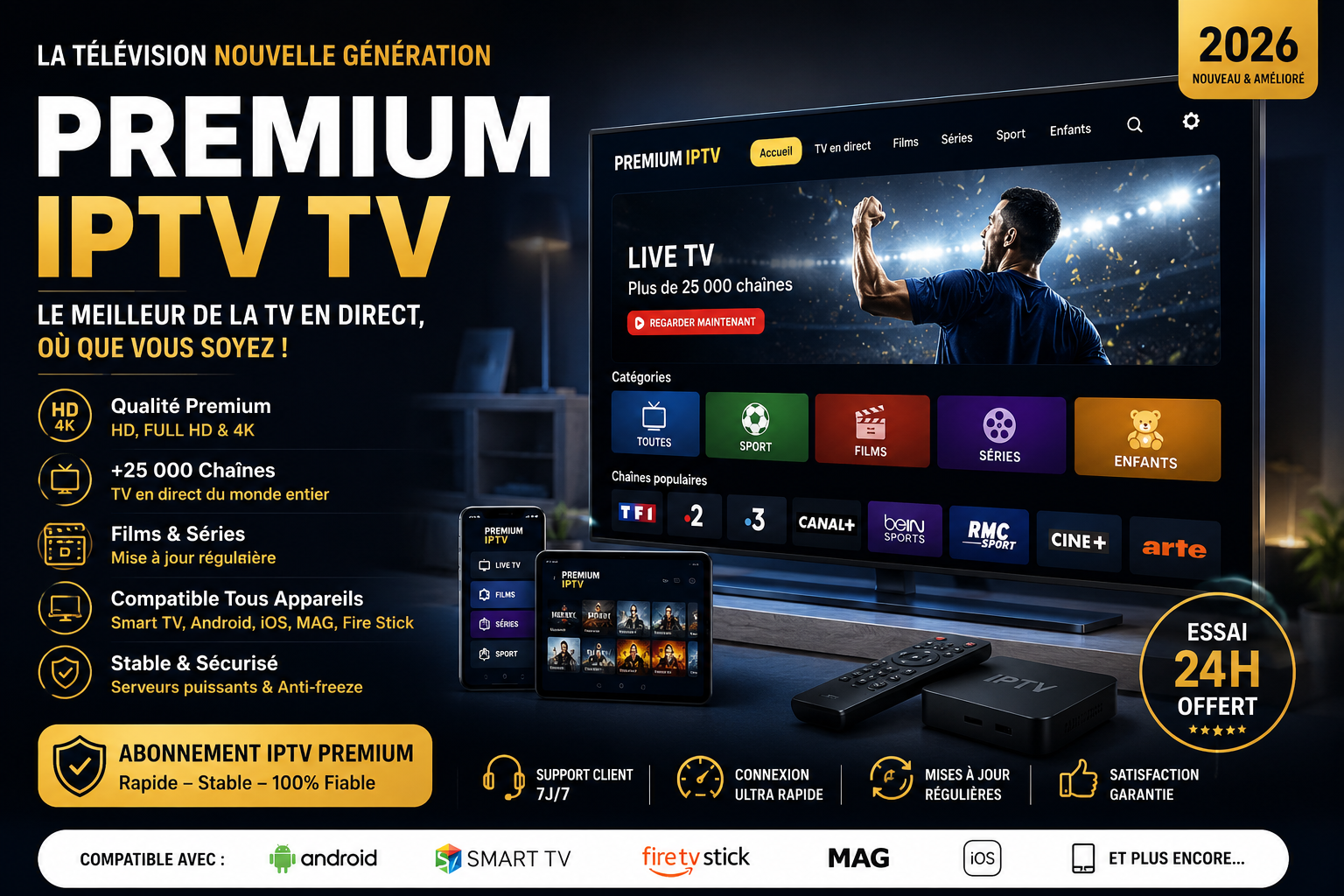 Premium IPTV TV France
