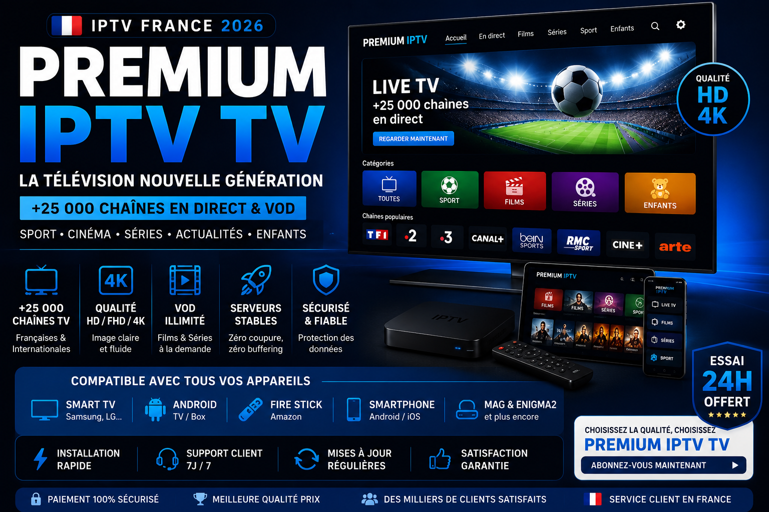 Premium IPTV TV France